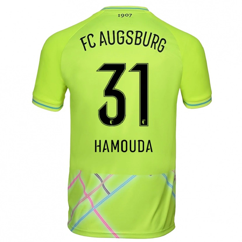 Danxen Donna Hania Hamouda #31 Maglia Gara Portiere Verde Giallo Nero 2025/26 Maglietta