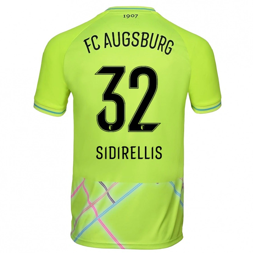 Danxen Donna Konstantinos Sidirellis #32 Maglia Gara Portiere Verde Giallo Nero 2025/26 Maglietta