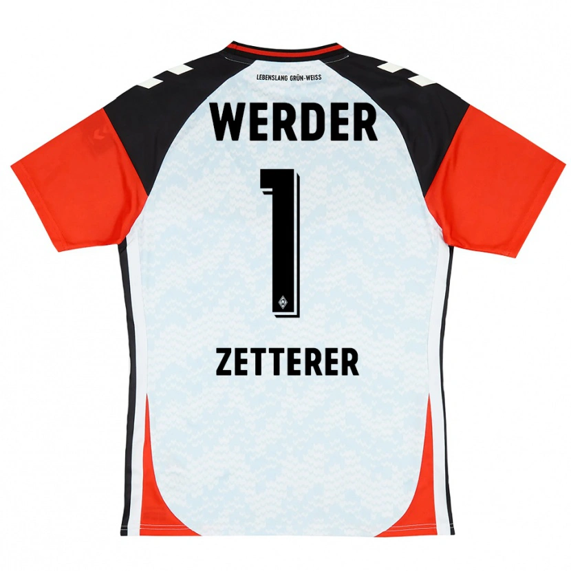 Danxen Donna Michael Zetterer #1 Maglia Gara Portiere Nero Rosso Giallo 2025/26 Maglietta