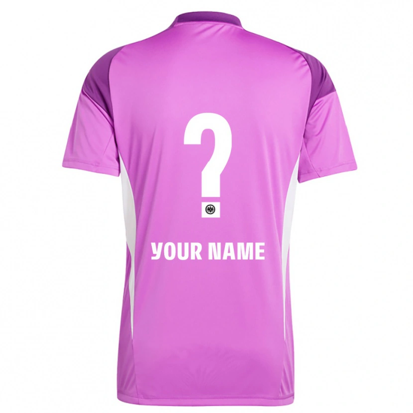 Danxen Donna Eintracht Frankfurt Maglia Gara Portiere Lilla Bianco 2025/26 Maglietta