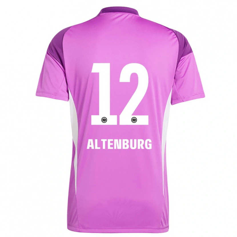 Danxen Donna Lina Altenburg #12 Maglia Gara Portiere Lilla Bianco 2025/26 Maglietta