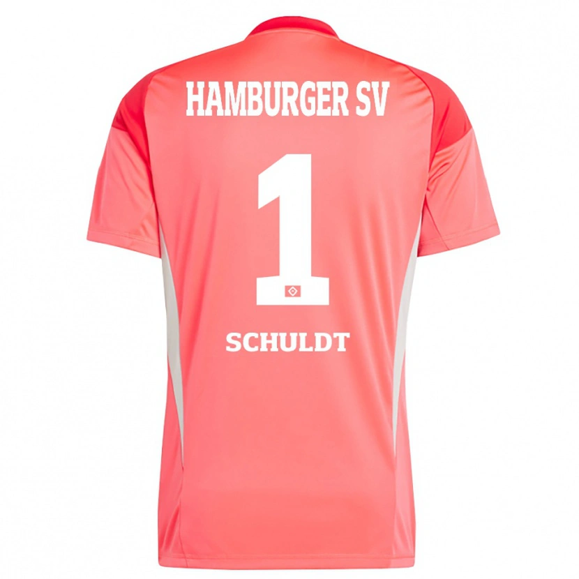 Danxen Donna Inga Schuldt #1 Maglia Gara Portiere Arancione Rosso 2025/26 Maglietta