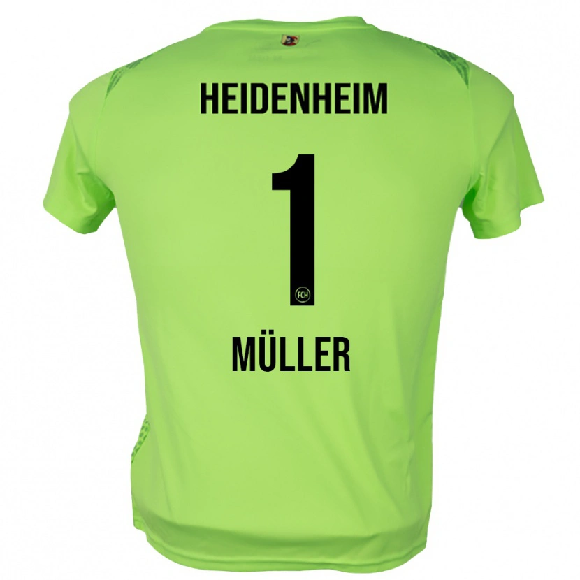 Danxen Donna Kevin Müller #1 Maglia Gara Portiere Verde Pallido 2025/26 Maglietta