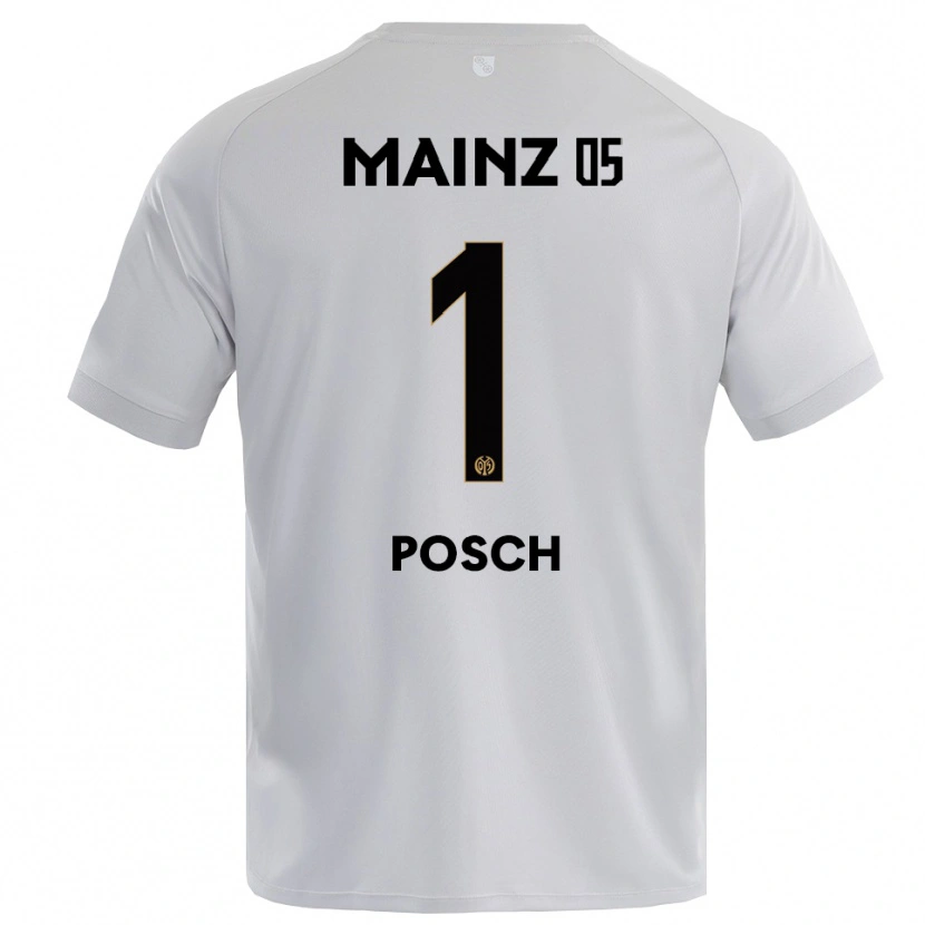 Danxen Donna Daniel Posch #1 Maglia Gara Portiere Grigio Chiaro Blu 2025/26 Maglietta