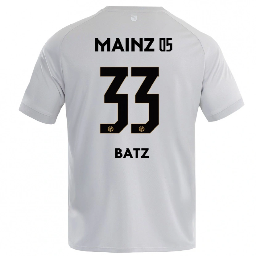 Danxen Donna Daniel Batz #33 Maglia Gara Portiere Grigio Chiaro Blu 2025/26 Maglietta