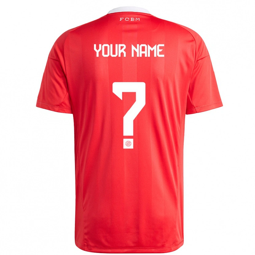 Danxen Donna Bayern Munich Maglia Gara Portiere Rosso Bianco 2025/26 Maglietta