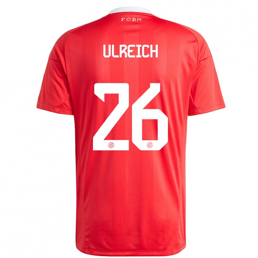 Danxen Donna Sven Ulreich #26 Maglia Gara Portiere Rosso Bianco 2025/26 Maglietta