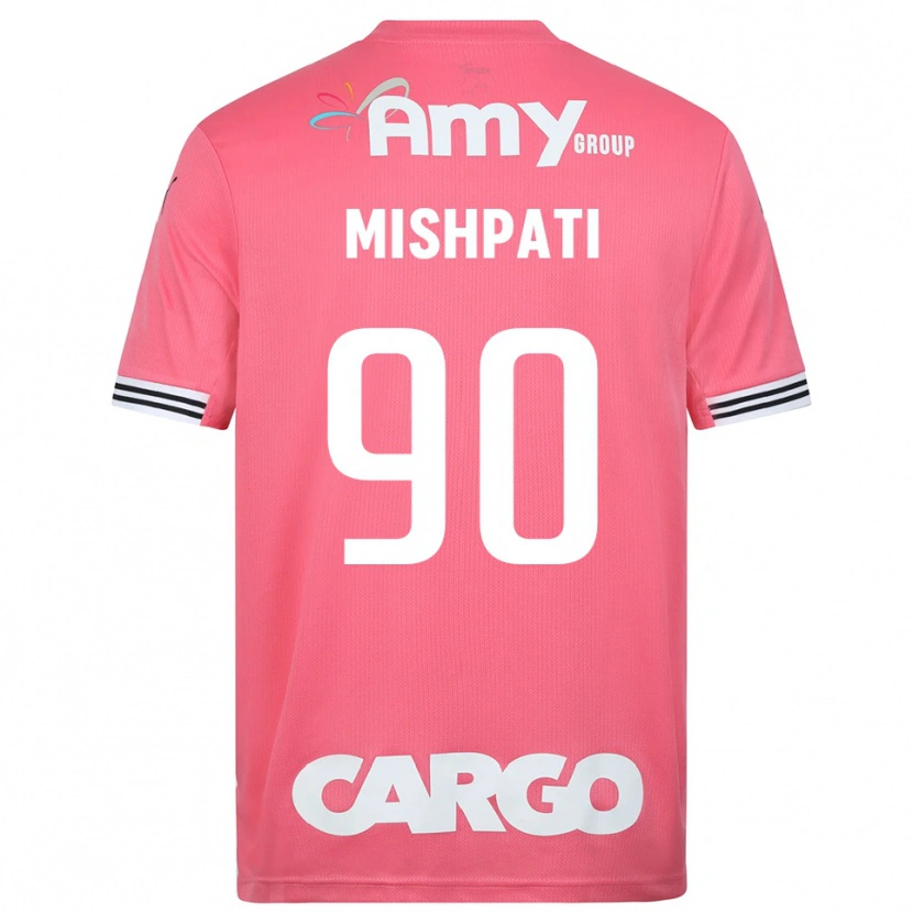 Danxen Donna Roi Mishpati #90 Maglia Gara Portiere Bianco Rosa 2025/26 Maglietta