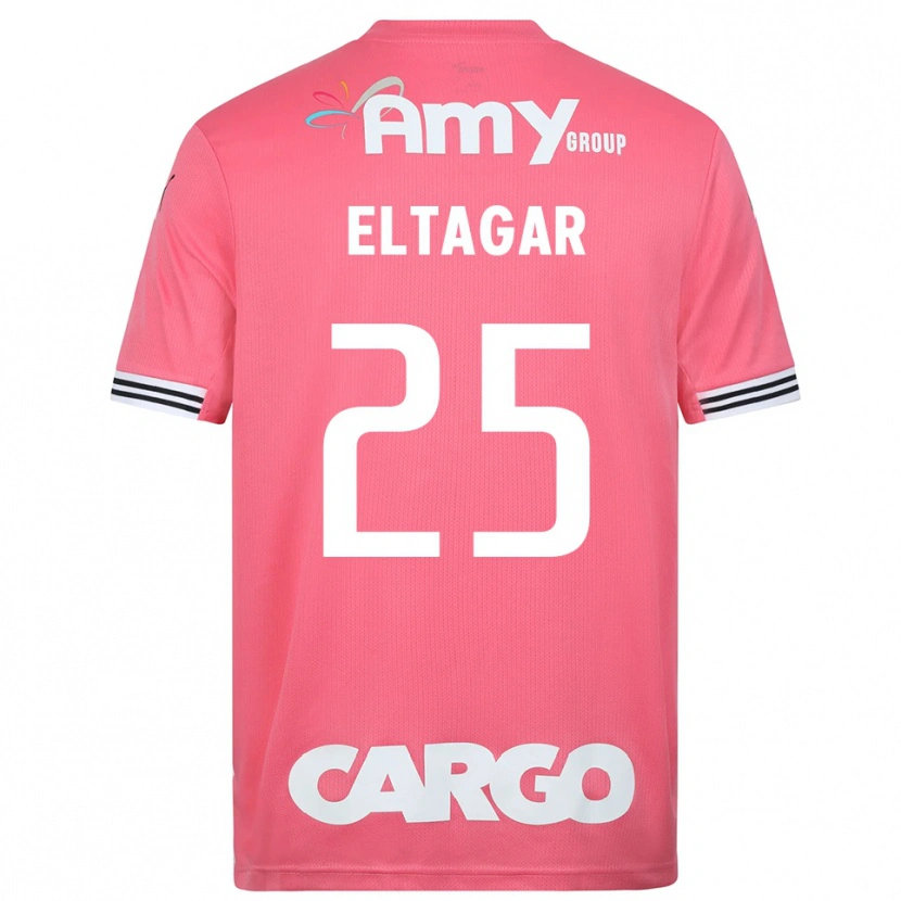 Danxen Donna Barak Eltagar #25 Maglia Gara Portiere Bianco Rosa 2025/26 Maglietta