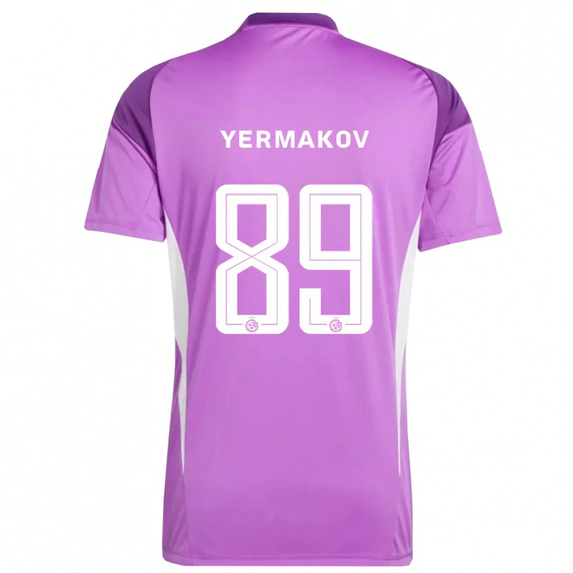 Danxen Donna Georgiy Yermakov #89 Maglia Gara Portiere Lilla Viola 2025/26 Maglietta