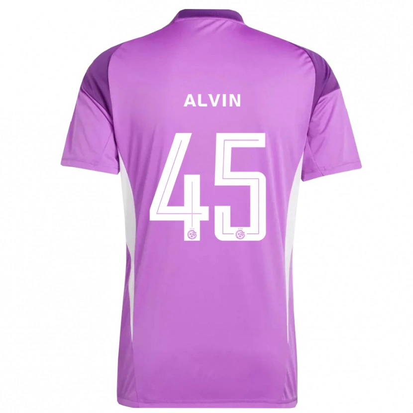 Danxen Donna Glenn Alvin #45 Maglia Gara Portiere Lilla Viola 2025/26 Maglietta