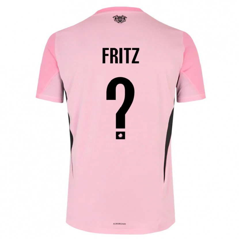Danxen Donna Gustav Fritz #0 Maglia Gara Portiere Nero Rosa 2025/26 Maglietta