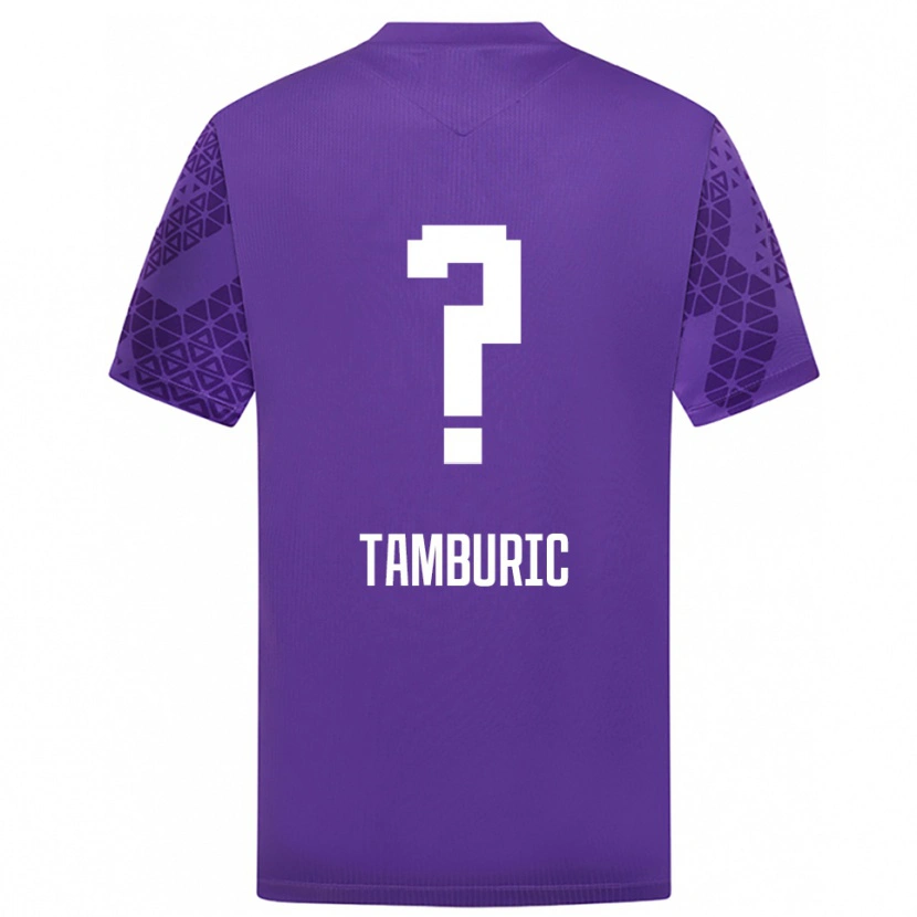 Danxen Donna Vukasin Tamburic #0 Maglia Gara Portiere Bianco Indaco 2025/26 Maglietta