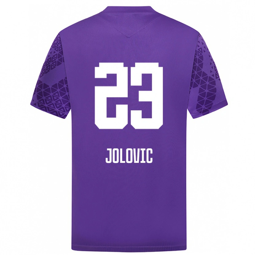 Danxen Donna Bogdan Jolovic #23 Maglia Gara Portiere Bianco Indaco 2025/26 Maglietta