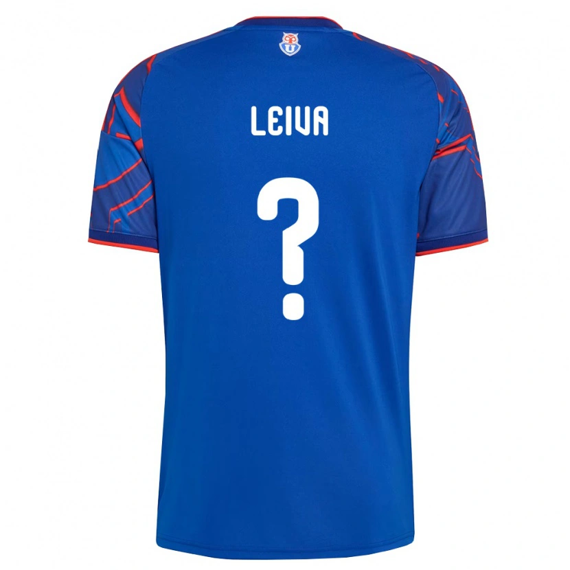 Danxen Bambino Maglia Sergio Leiva #0 Blu Reale Rosso Kit Gara Home 2026/27 Maglietta