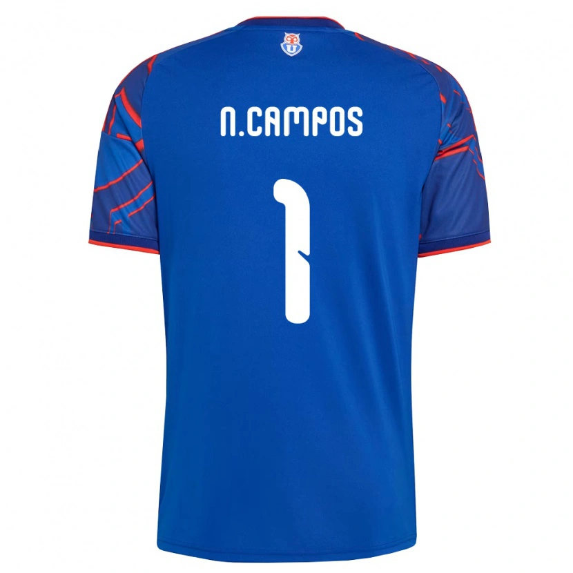 Danxen Bambino Maglia Natalia Campos #1 Blu Reale Rosso Kit Gara Home 2026/27 Maglietta