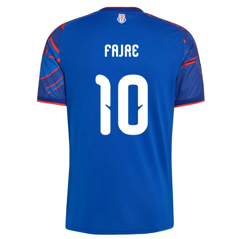 Danxen Bambino Maglia Nicole Fajre #10 Blu Reale Rosso Kit Gara Home 2026/27 Maglietta