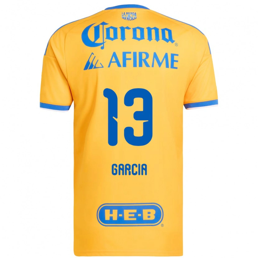 Danxen Bambino Maglia Miriam Garcia #13 Giallo Blu Kit Gara Home 2026/27 Maglietta