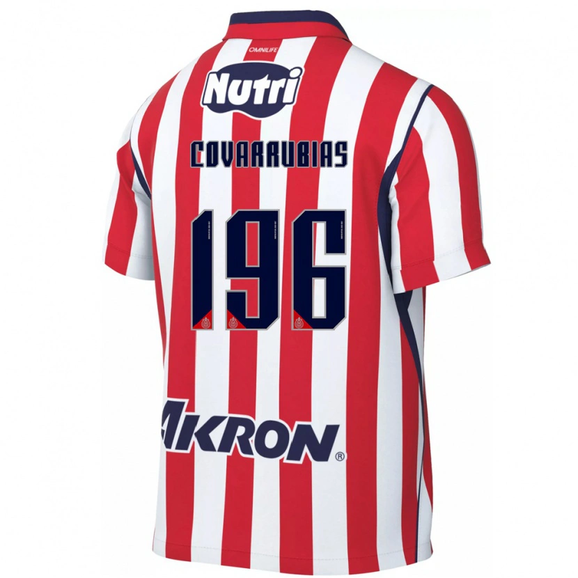 Danxen Bambino Maglia Diego Covarrubias #196 Rosso Bianco Kit Gara Home 2026/27 Maglietta