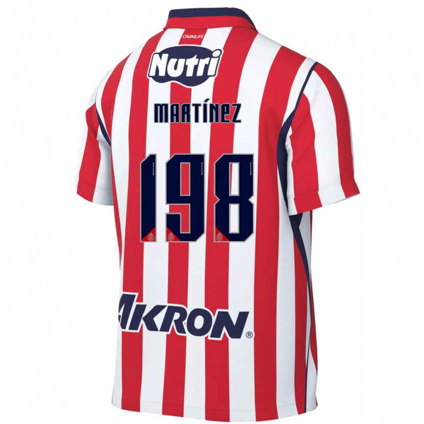 Danxen Bambino Maglia Andrew Martínez #198 Rosso Bianco Kit Gara Home 2026/27 Maglietta