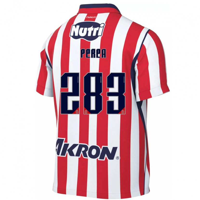 Danxen Bambino Maglia José Perea #283 Rosso Bianco Kit Gara Home 2026/27 Maglietta