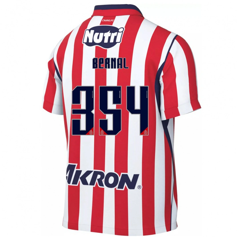 Danxen Bambino Maglia Carlos Bernal #354 Rosso Bianco Kit Gara Home 2026/27 Maglietta