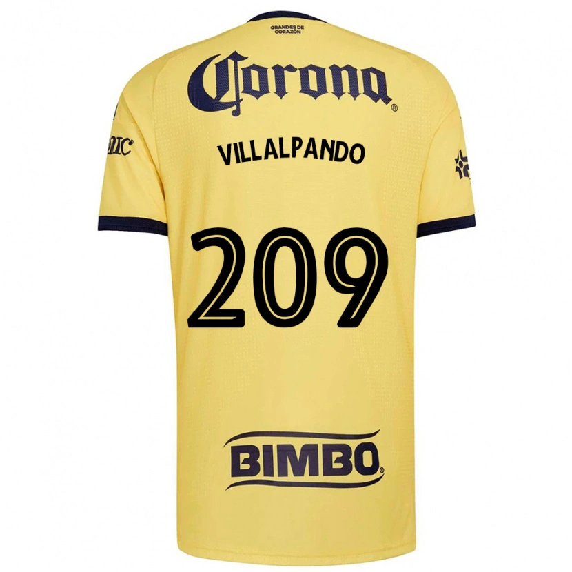 Danxen Bambino Maglia Sergio Villalpando #209 Giallo Rosso Nero Kit Gara Home 2026/27 Maglietta