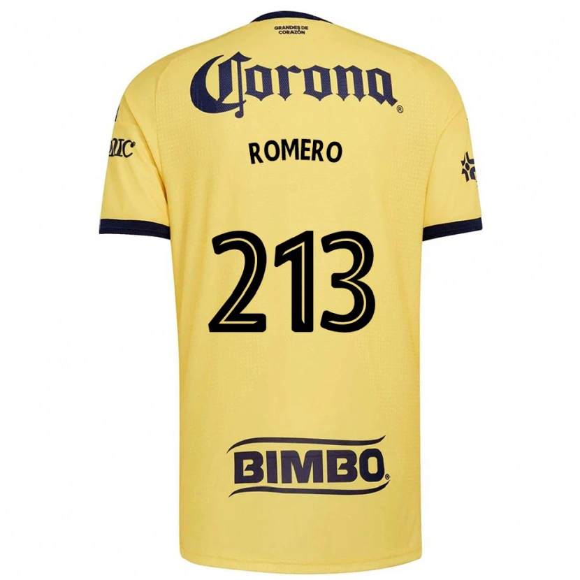 Danxen Bambino Maglia Axel Romero #213 Giallo Rosso Nero Kit Gara Home 2026/27 Maglietta