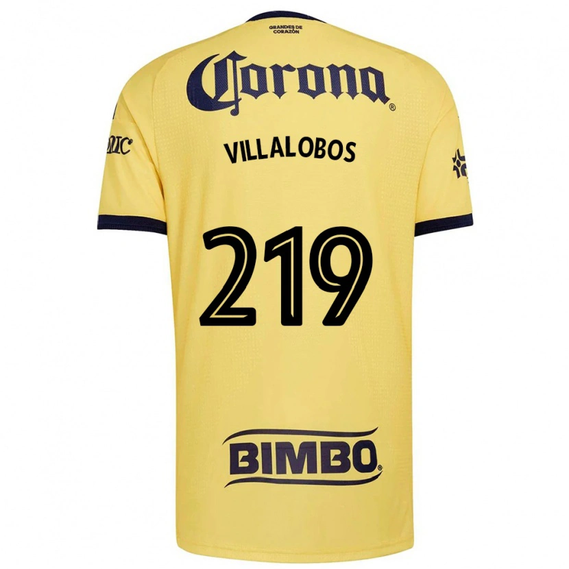 Danxen Bambino Maglia Patricio Villalobos #219 Giallo Rosso Nero Kit Gara Home 2026/27 Maglietta