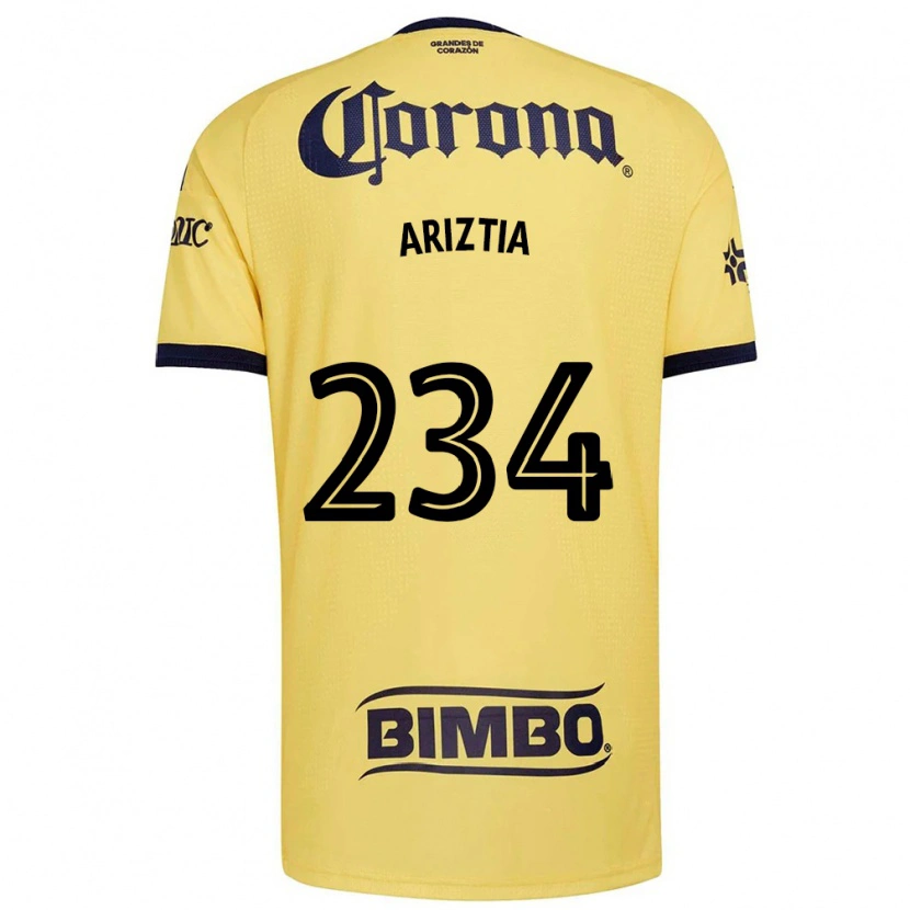 Danxen Bambino Maglia Íñigo Ariztia #234 Giallo Rosso Nero Kit Gara Home 2026/27 Maglietta