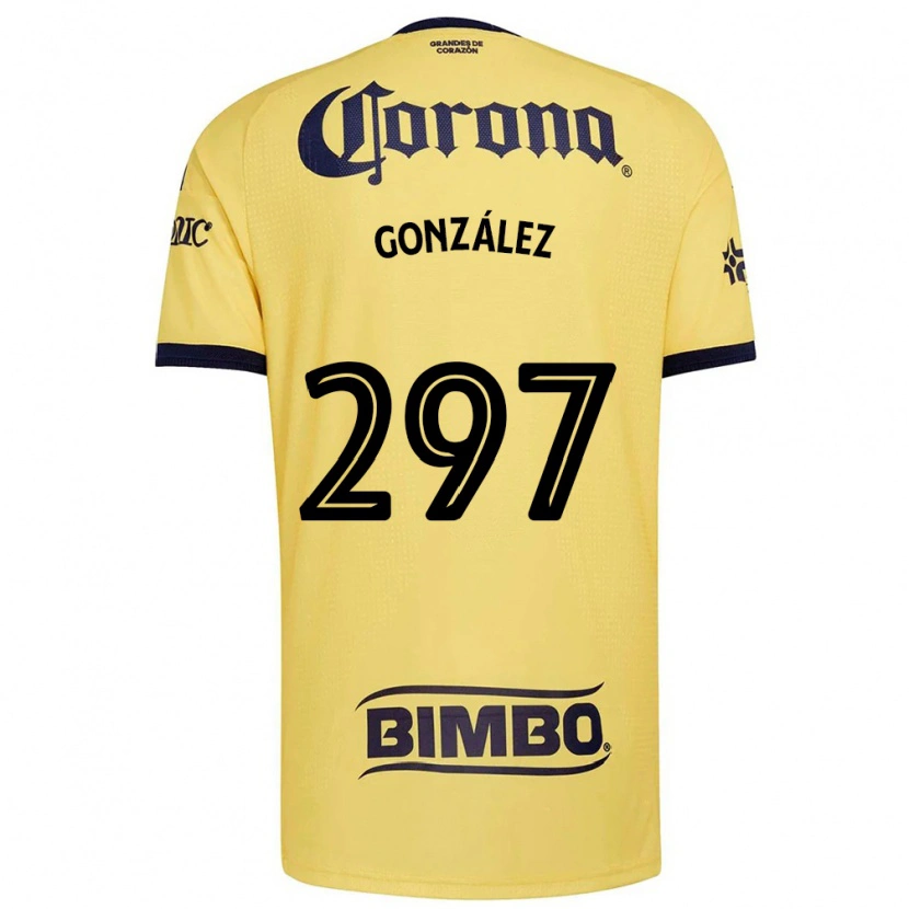 Danxen Bambino Maglia Océlotl González #297 Giallo Rosso Nero Kit Gara Home 2026/27 Maglietta