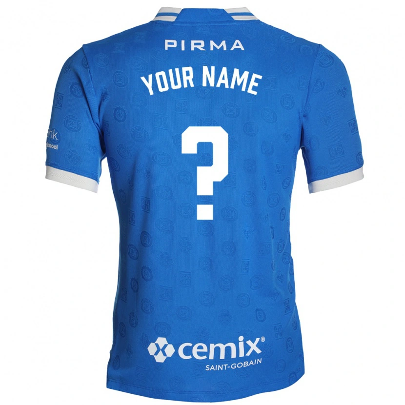 Danxen Bambino Maglia Il Tuo Nome #0 Blu Bianco Rosso Kit Gara Home 2026/27 Maglietta
