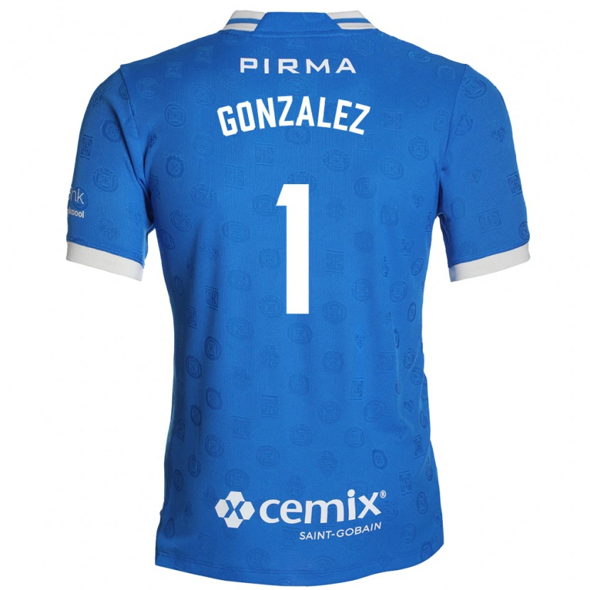 Danxen Bambino Maglia Itzayana Gonzalez #1 Blu Bianco Rosso Kit Gara Home 2026/27 Maglietta