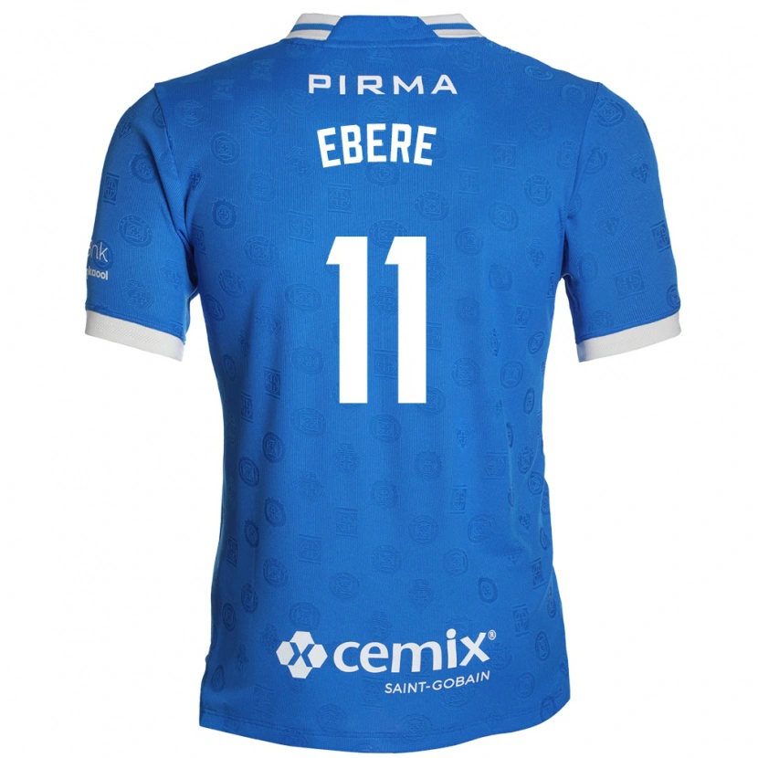 Danxen Bambino Maglia Christian Ebere #11 Blu Bianco Rosso Kit Gara Home 2026/27 Maglietta
