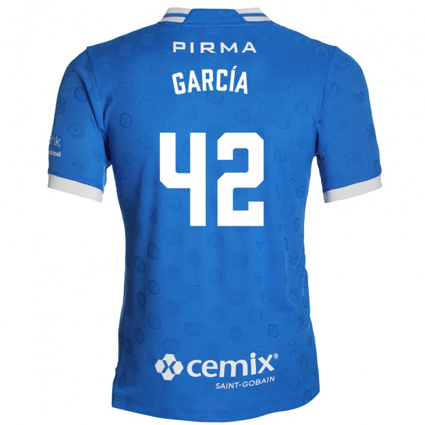 Danxen Bambino Maglia Jorge García #42 Blu Bianco Rosso Kit Gara Home 2026/27 Maglietta
