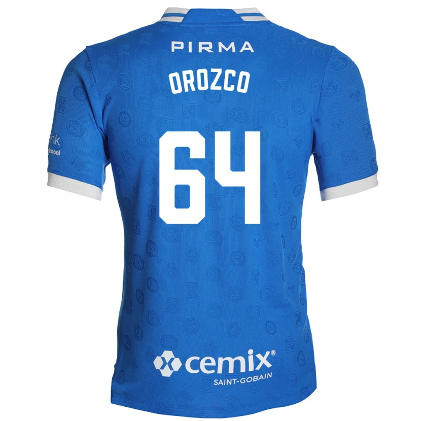 Danxen Bambino Maglia Fabrizzio Orozco #64 Blu Bianco Rosso Kit Gara Home 2026/27 Maglietta