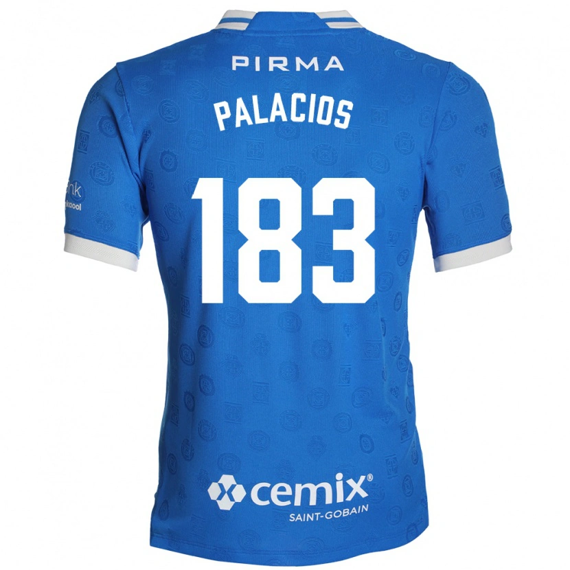 Danxen Bambino Maglia Kelvin Palacios #183 Blu Bianco Rosso Kit Gara Home 2026/27 Maglietta