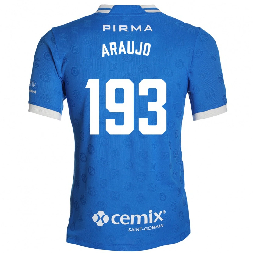 Danxen Bambino Maglia Marcio Araujo #193 Blu Bianco Rosso Kit Gara Home 2026/27 Maglietta
