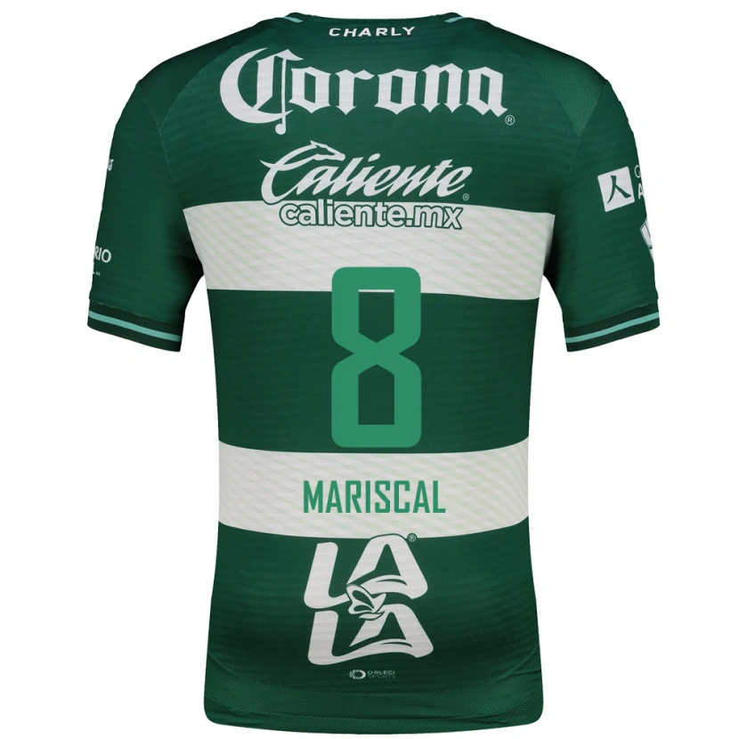 Danxen Bambino Maglia Salvador Mariscal #8 Verde Bianco Kit Gara Home 2026/27 Maglietta