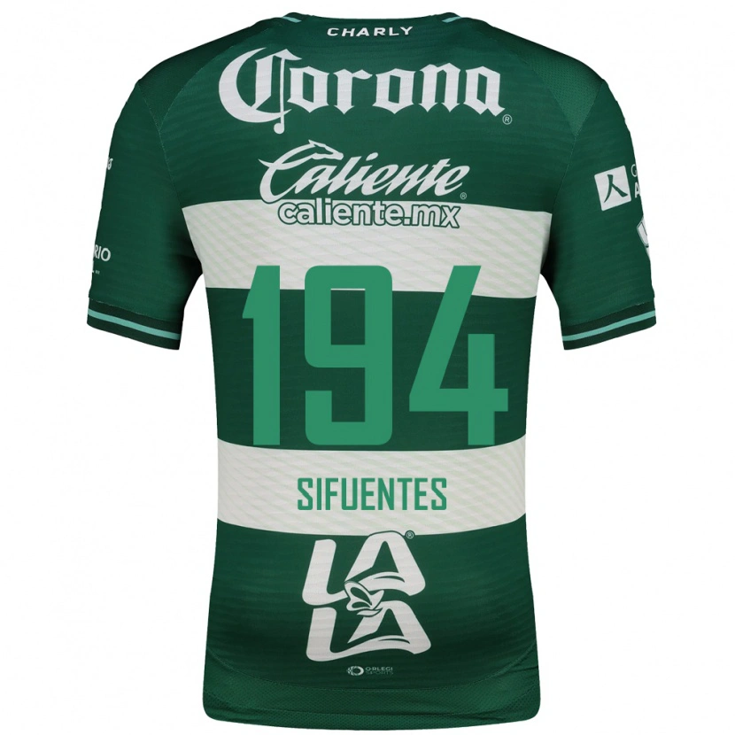 Danxen Bambino Maglia José Manuel Sifuentes #194 Verde Bianco Kit Gara Home 2026/27 Maglietta