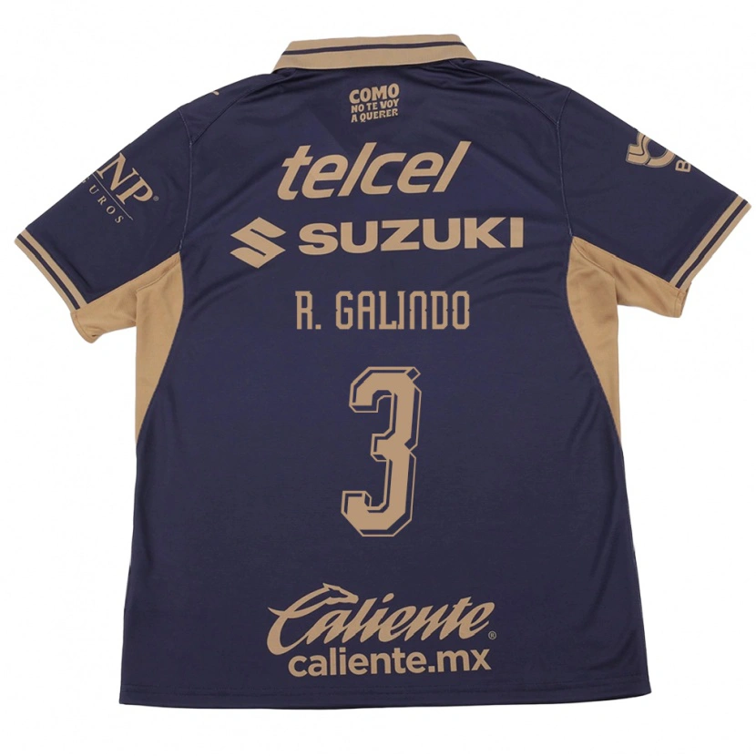 Danxen Bambino Maglia José Galindo #3 Viola Marrone Kit Gara Home 2026/27 Maglietta