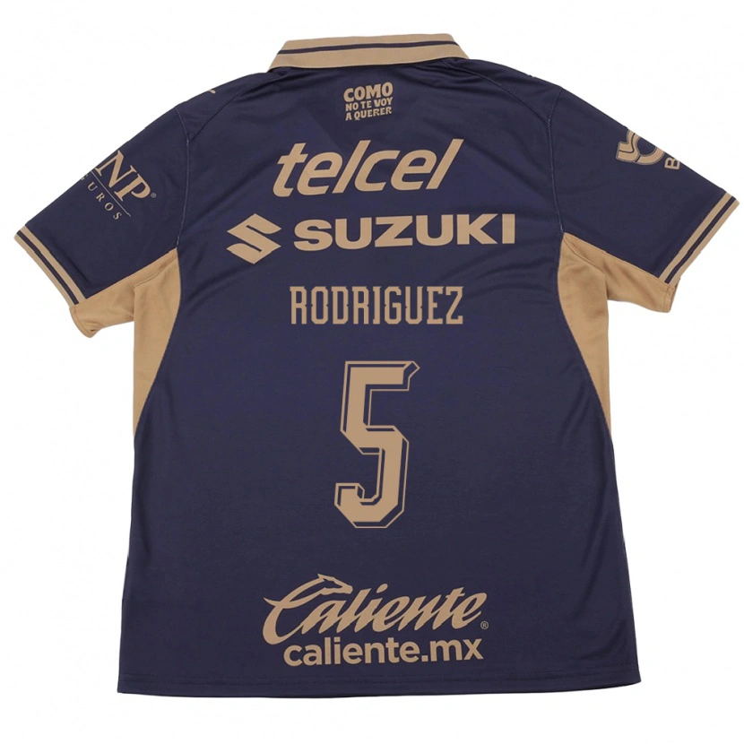 Danxen Bambino Maglia Jeronimo Rodriguez #5 Viola Marrone Kit Gara Home 2026/27 Maglietta
