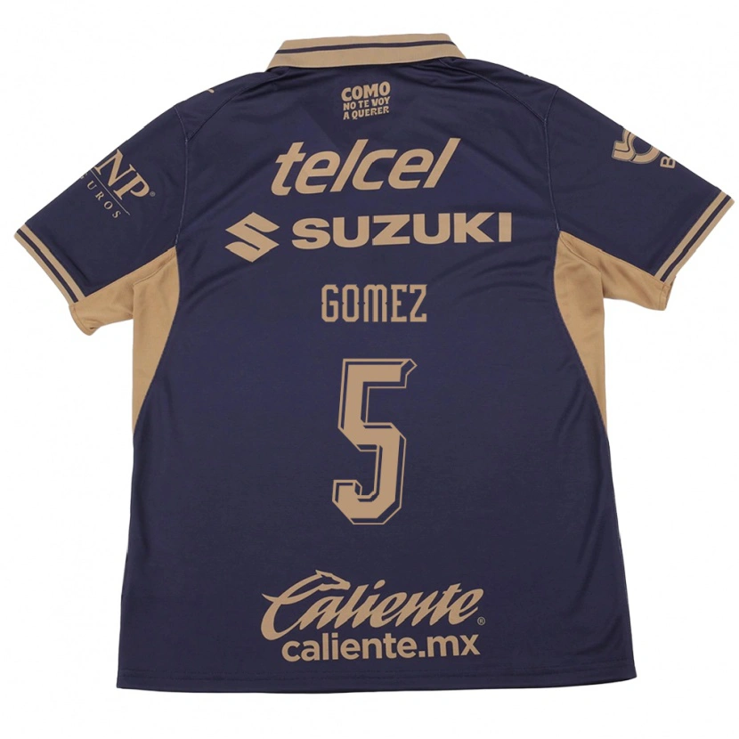 Danxen Bambino Maglia Kimberli Gomez #5 Viola Marrone Kit Gara Home 2026/27 Maglietta