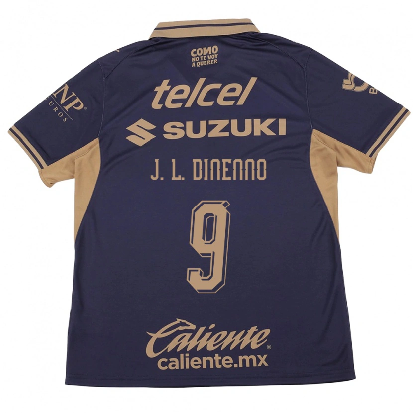 Danxen Bambino Maglia Juan Dinenno #9 Viola Marrone Kit Gara Home 2026/27 Maglietta