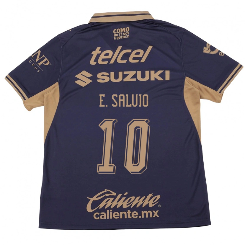 Danxen Bambino Maglia Eduardo Salvio #10 Viola Marrone Kit Gara Home 2026/27 Maglietta