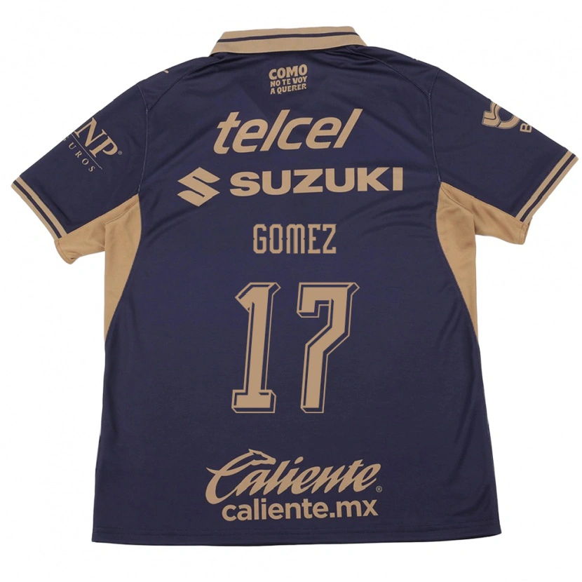 Danxen Bambino Maglia Diana Gomez #17 Viola Marrone Kit Gara Home 2026/27 Maglietta