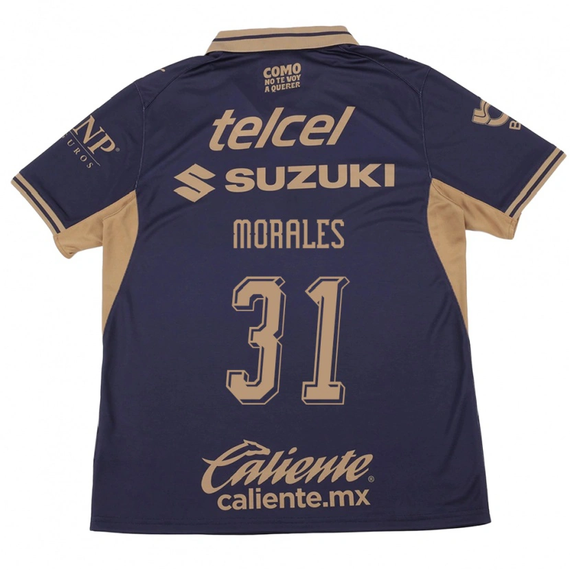 Danxen Bambino Maglia Robert Morales #31 Viola Marrone Kit Gara Home 2026/27 Maglietta