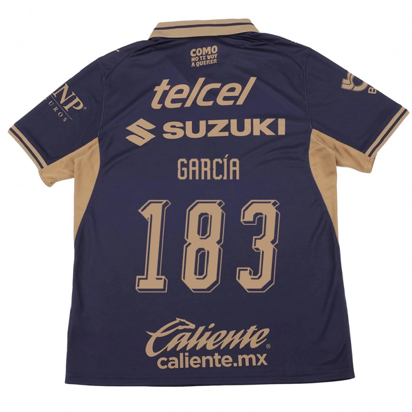 Danxen Bambino Maglia Carlos García #183 Viola Marrone Kit Gara Home 2026/27 Maglietta