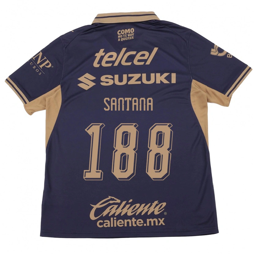 Danxen Bambino Maglia Guillermo Santana #188 Viola Marrone Kit Gara Home 2026/27 Maglietta