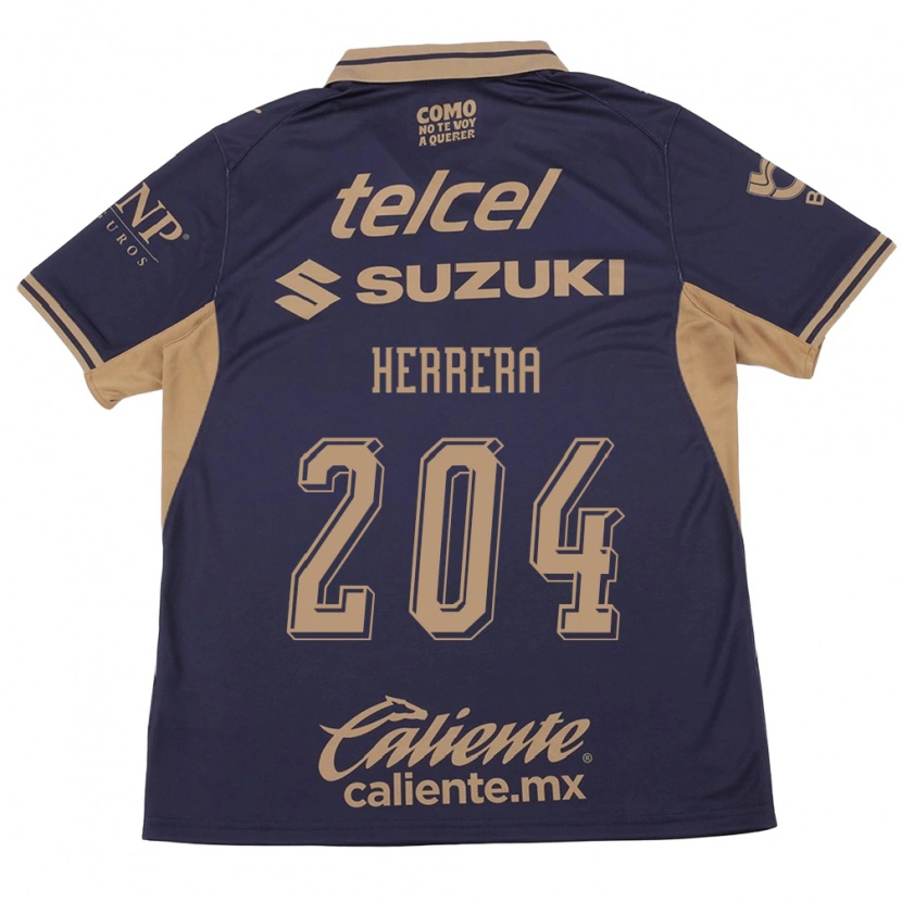 Danxen Bambino Maglia José Herrera #204 Viola Marrone Kit Gara Home 2026/27 Maglietta